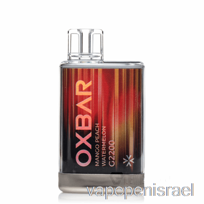 חד פעמי Vape Israel Oxbar G2200 אבטיח מנגו אפרסק חד פעמי